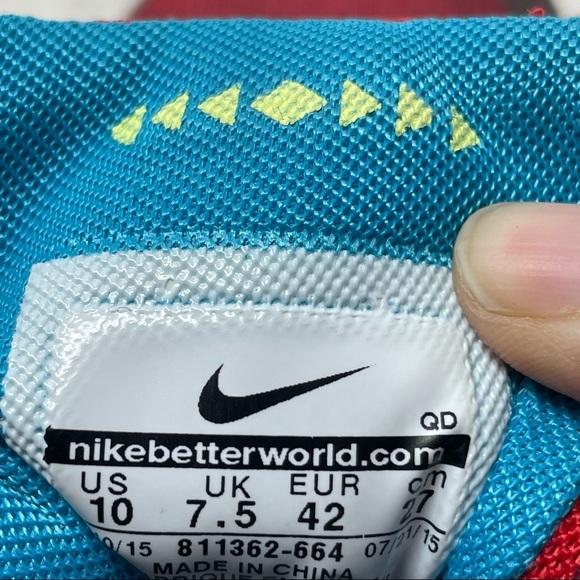 Nike Air Max Thea Print N7 Burgundy Sneakers Size 10 - Picture 9 of 9